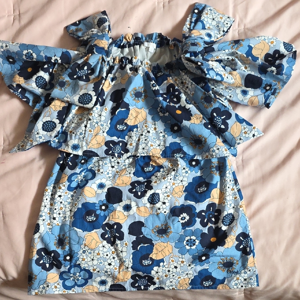 Chloe Floral Off-Shoulder Dress